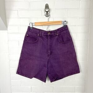 Vintage Northwest Blue Purple Denim Shorts Size 8